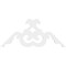 Ekena Millwork Pitch Benson Architectural Grade PVC Gable Pediment, 36"W x 18"H x 1"P (12/12) GPP036X018X100BEN - alternate 3